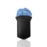Pocket Slip- Blue Square